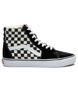 Кеды Vans Sk8-Hi Black White Checkerboard