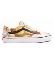 Vans Old Skool с принтом бежевые