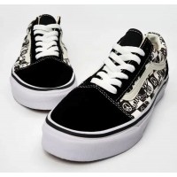 Vans Old Skool Checkerboard Graffity Black White